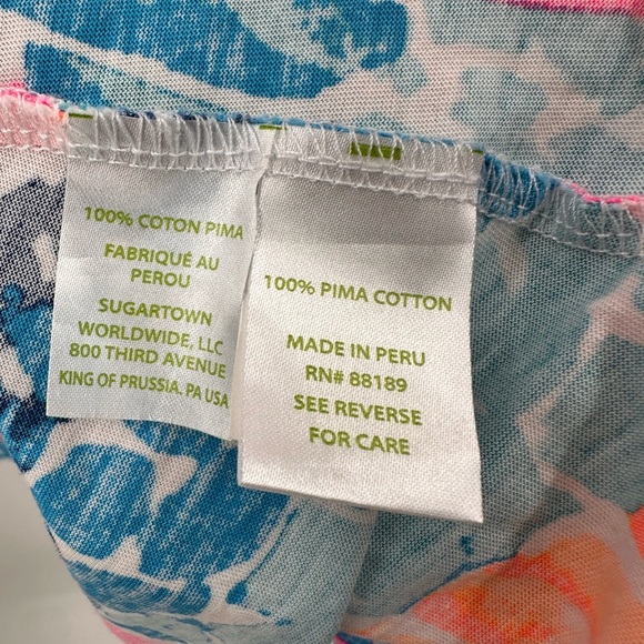 Lilly Pulitzer Pineapple Margot Swing Dress Large - Picture 4 of 5